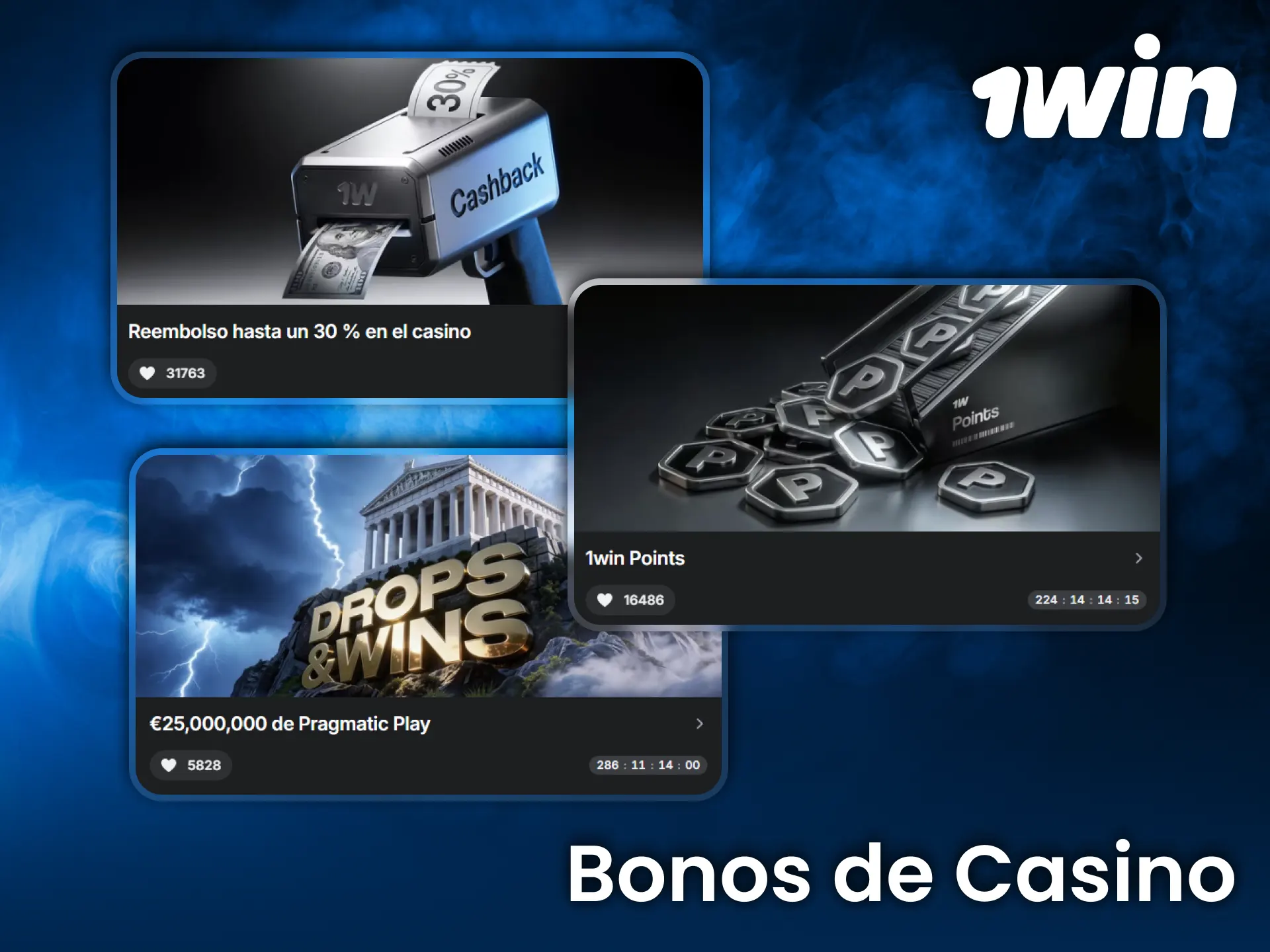 Descubre bonos de casino 1win para jugadores de México y gana recompensas.
