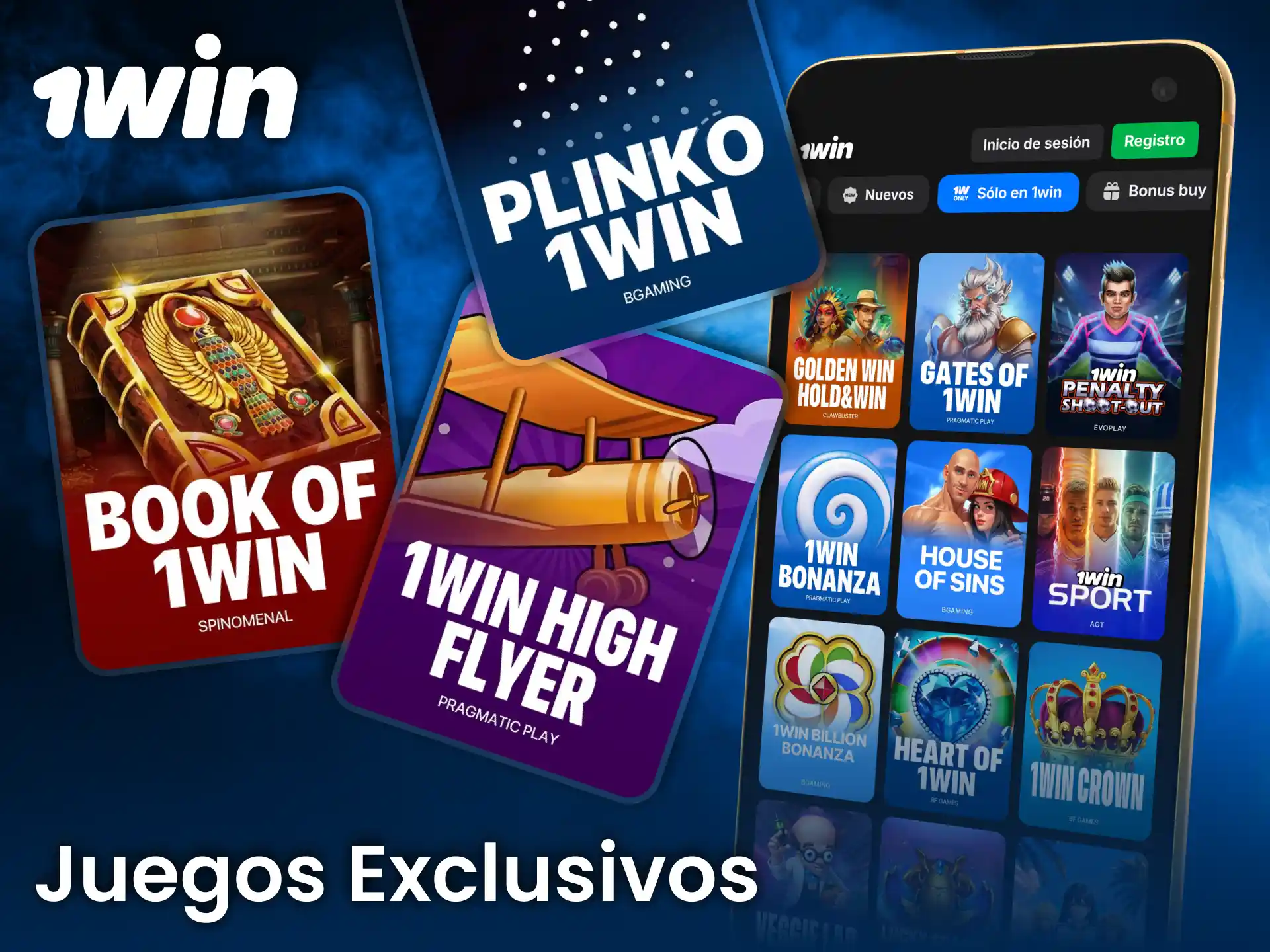 Explora juegos exclusivos de 1win disponibles únicamente para jugadores registrados.