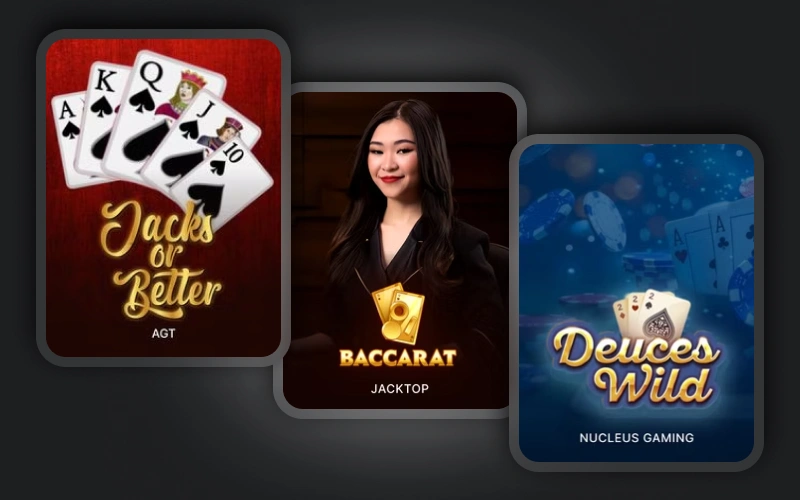 Disfruta Baccarat y póker de mesa en 1win con partidas emocionantes.