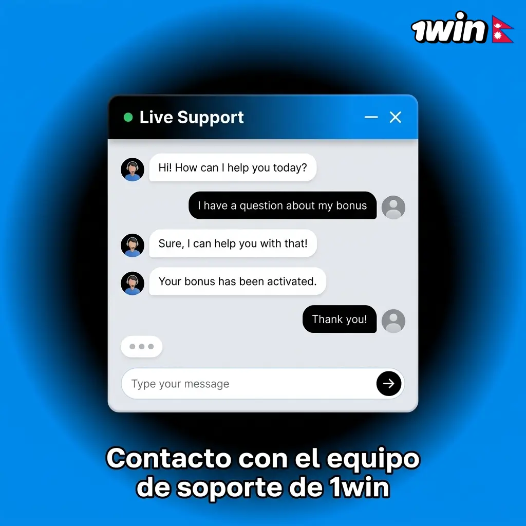Canales de contacto del equipo de soporte de 1win: chat en vivo, correo y redes sociales disponibles 24/7