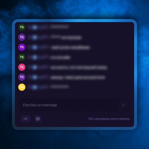 Participa en chat en vivo de Lucky Jet disponible dentro de 1win.