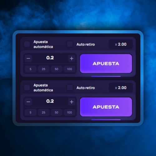 Usa paneles de apuesta en Lucky Jet de 1win para gestionar jugadas.