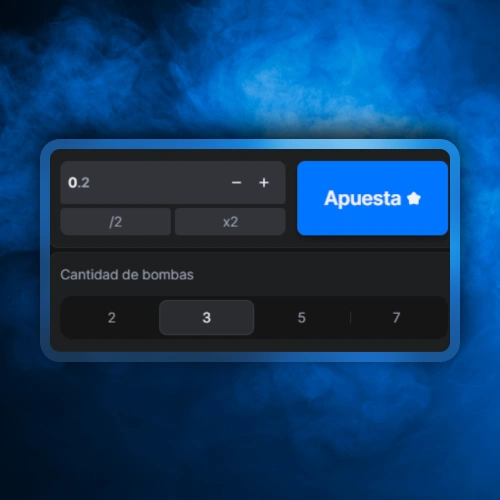 Configura rondas en 1win Mines usando panel izquierdo de manera sencilla.