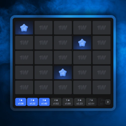 Consulta indicador de multiplicador en 1win Mines para calcular posibles ganancias.