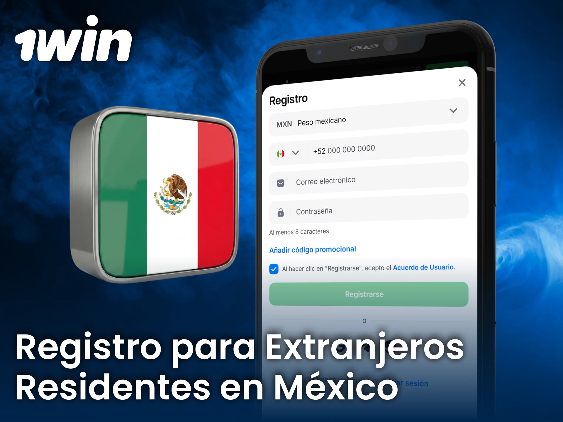 Completa registro en 1win para extranjeros residentes en México sin complicaciones.
