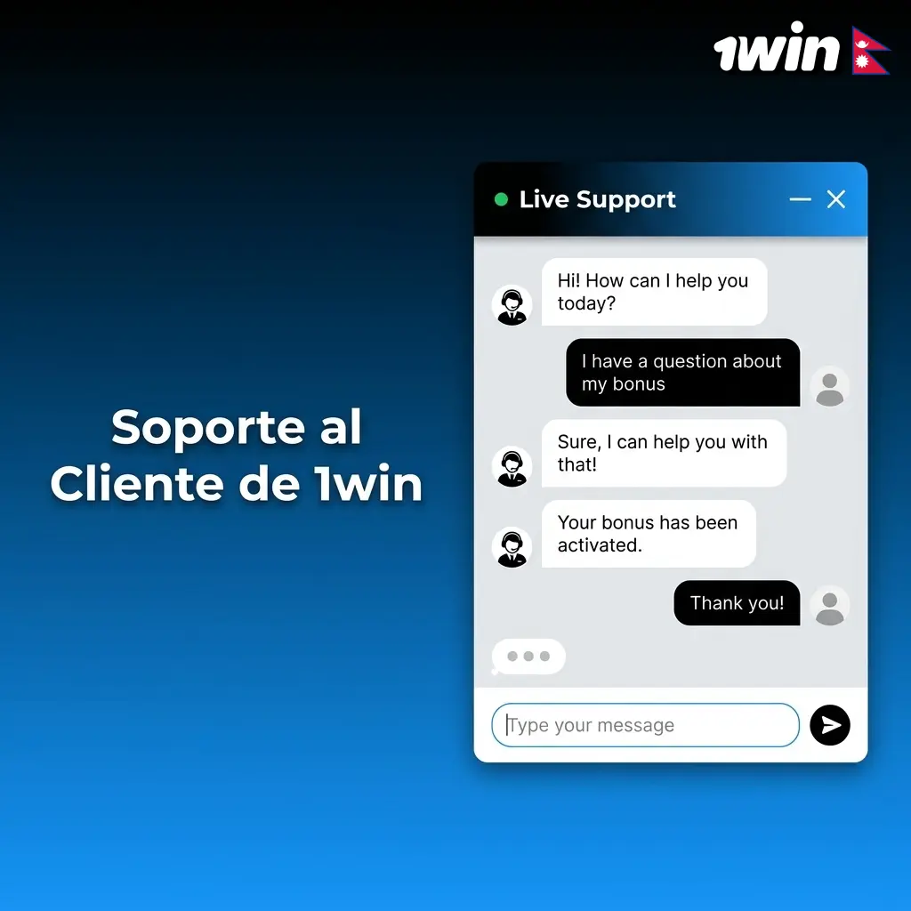 Soporte al cliente de 1win: chat en vivo, correo, Telegram y redes sociales para ayuda con retiros